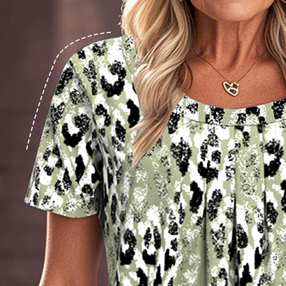 Maya – Dames Casual T-shirt met print en losse pasvorm