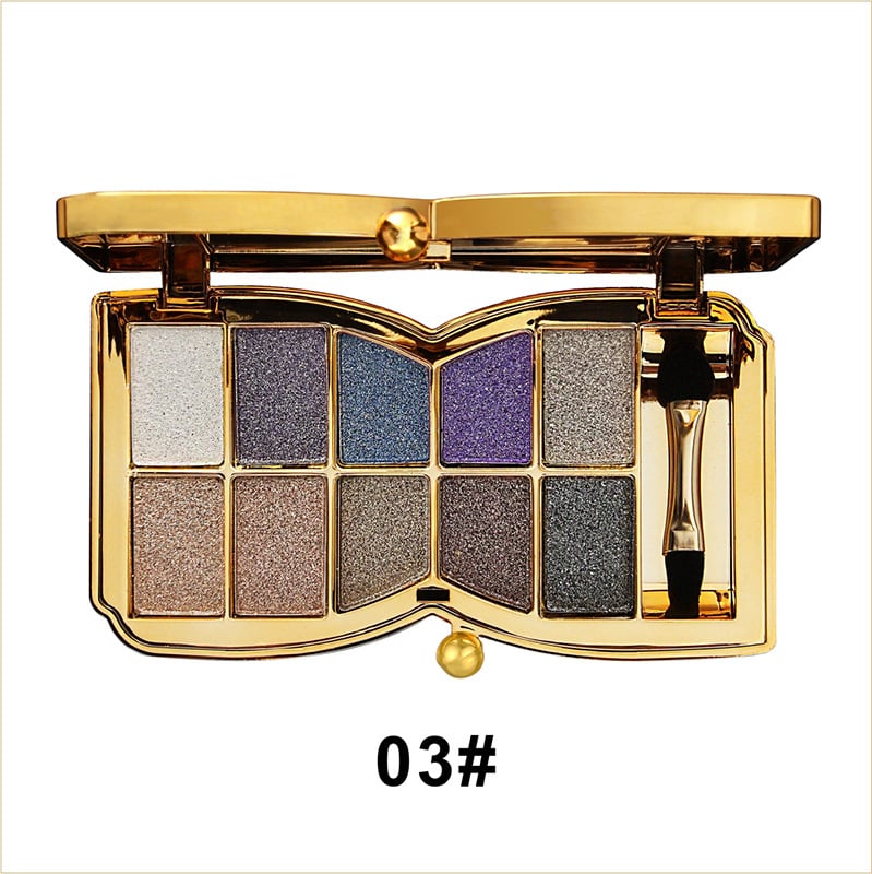 ShimmerGlam Pro - 10 kleuren Sparkle Shimmer oogschaduwpalette | 50% KORTING