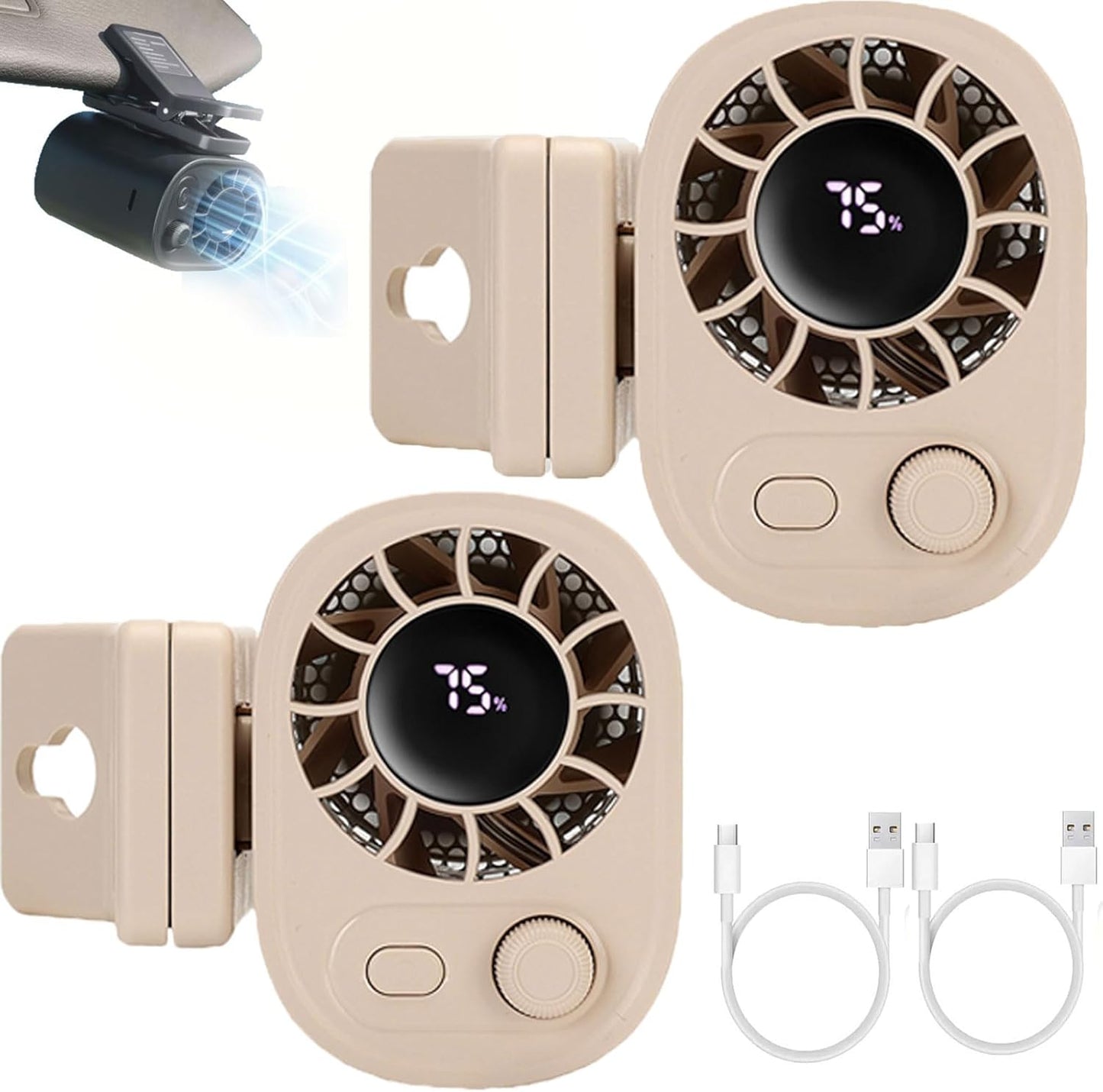 CoolBreeze™ Autoventilator met clip | 50% korting