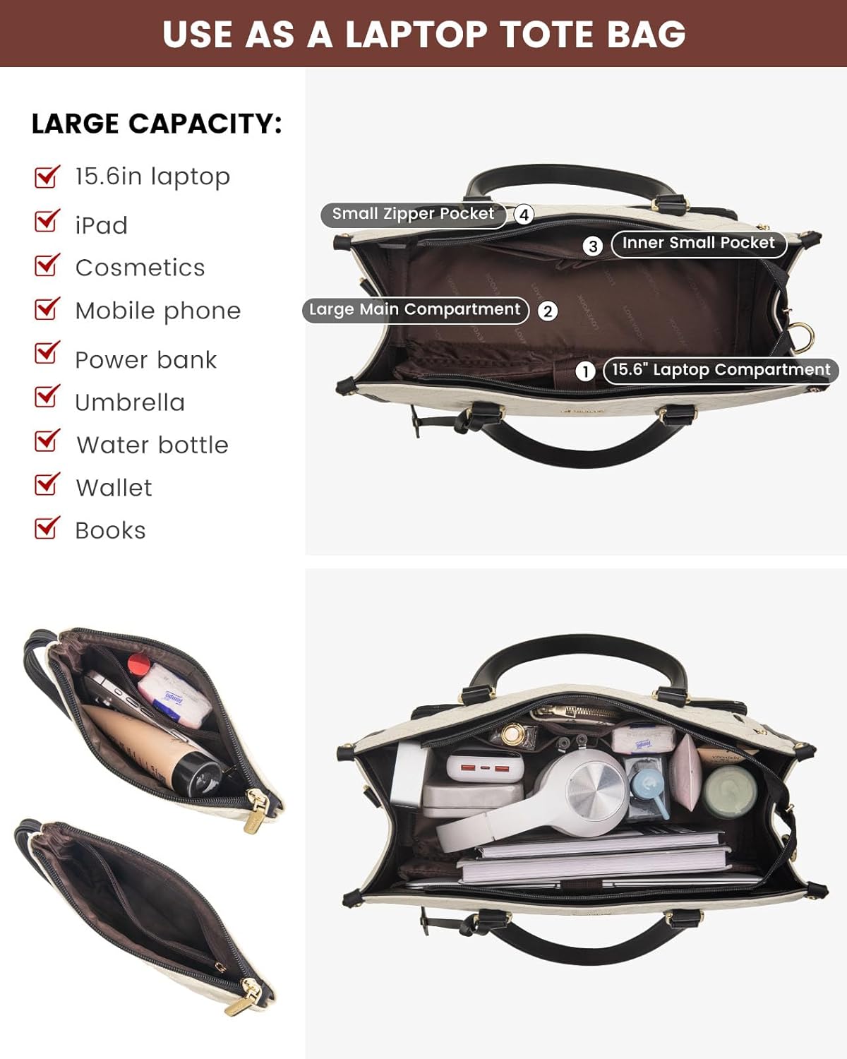 De ultieme 2-in-1 tas – waar elegantie en functionaliteit samenkomen!