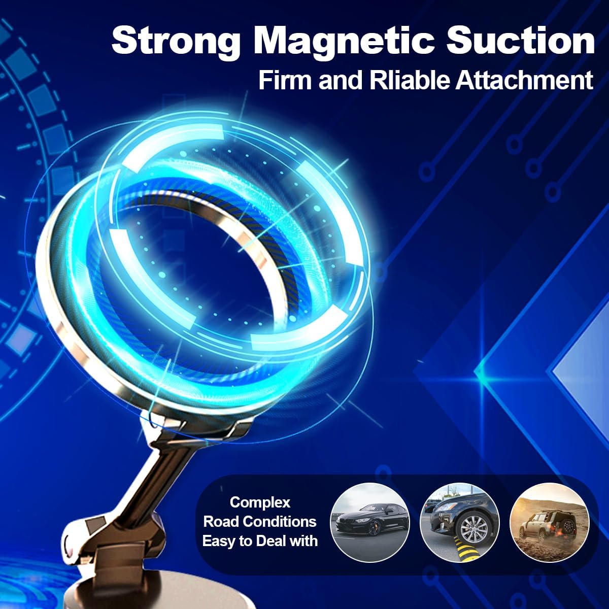 Ultra-magnetische mobiele telefoonhouder voor in de auto | 50% KORTING