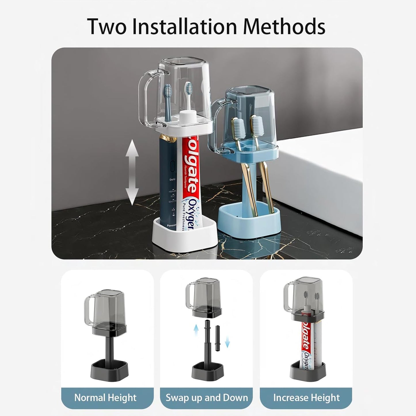 PureOrganize™ Tandenborstelhouder | 1+1 GRATIS