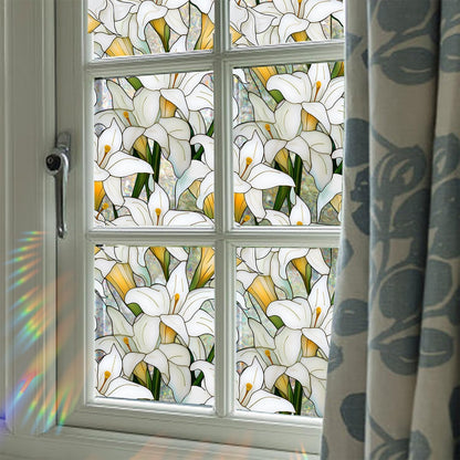 UV-beschermende regenboogglasstickers voor privacy in huis