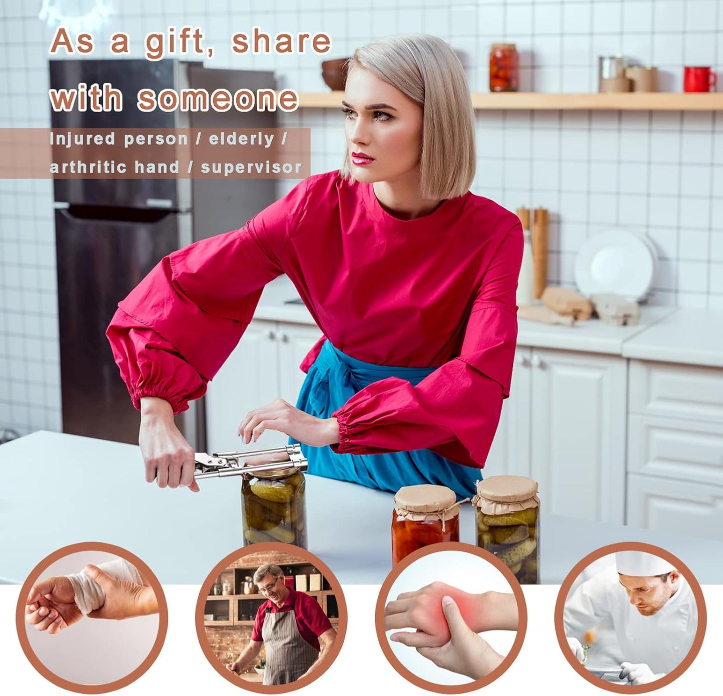 EasyGrip – De praktische roestvrijstalen pottenopener | 1+1 GRATIS