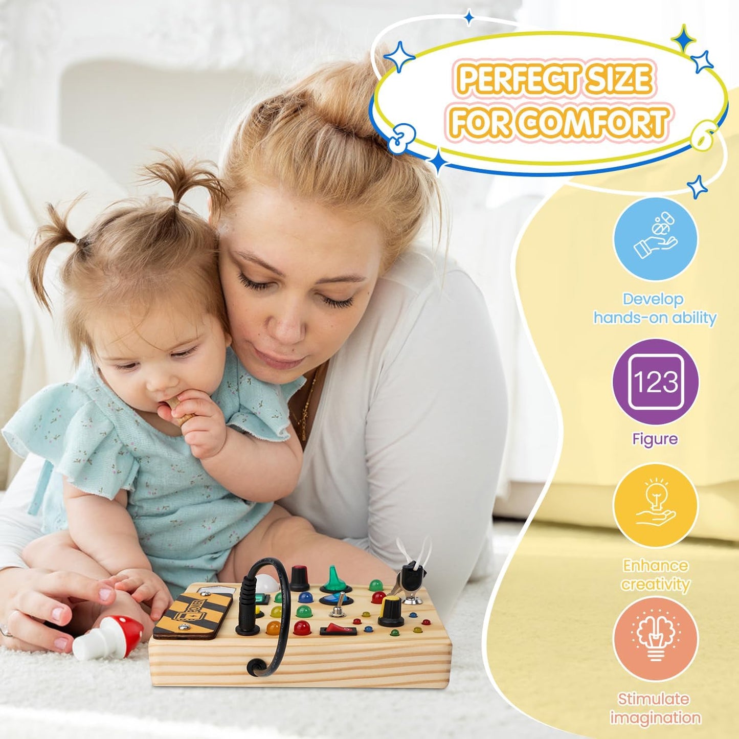 SenseSpark - Montessori Peuter Prikbord | 50% KORTING