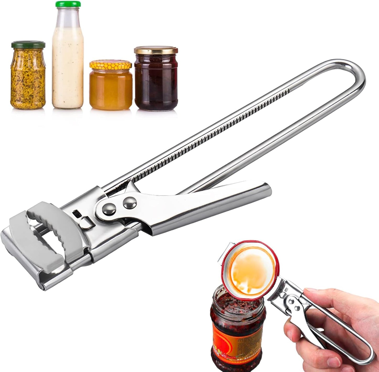 EasyGrip – De praktische roestvrijstalen pottenopener | 1+1 GRATIS