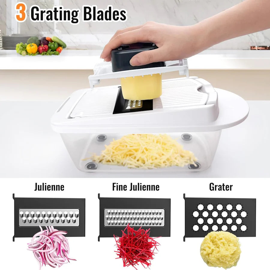 SliceSonic Pro — Multifunctionele Groentesnijder | 50% KORTING