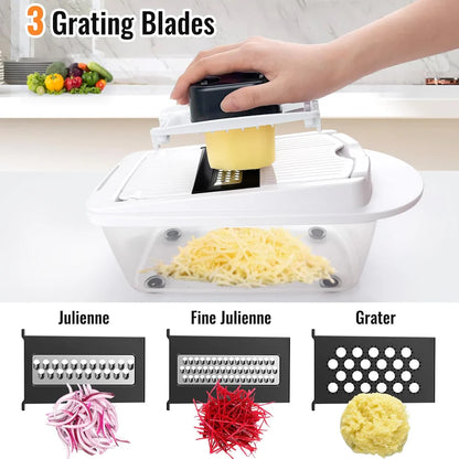 SliceSonic Pro — Multifunctionele Groentesnijder | 50% KORTING