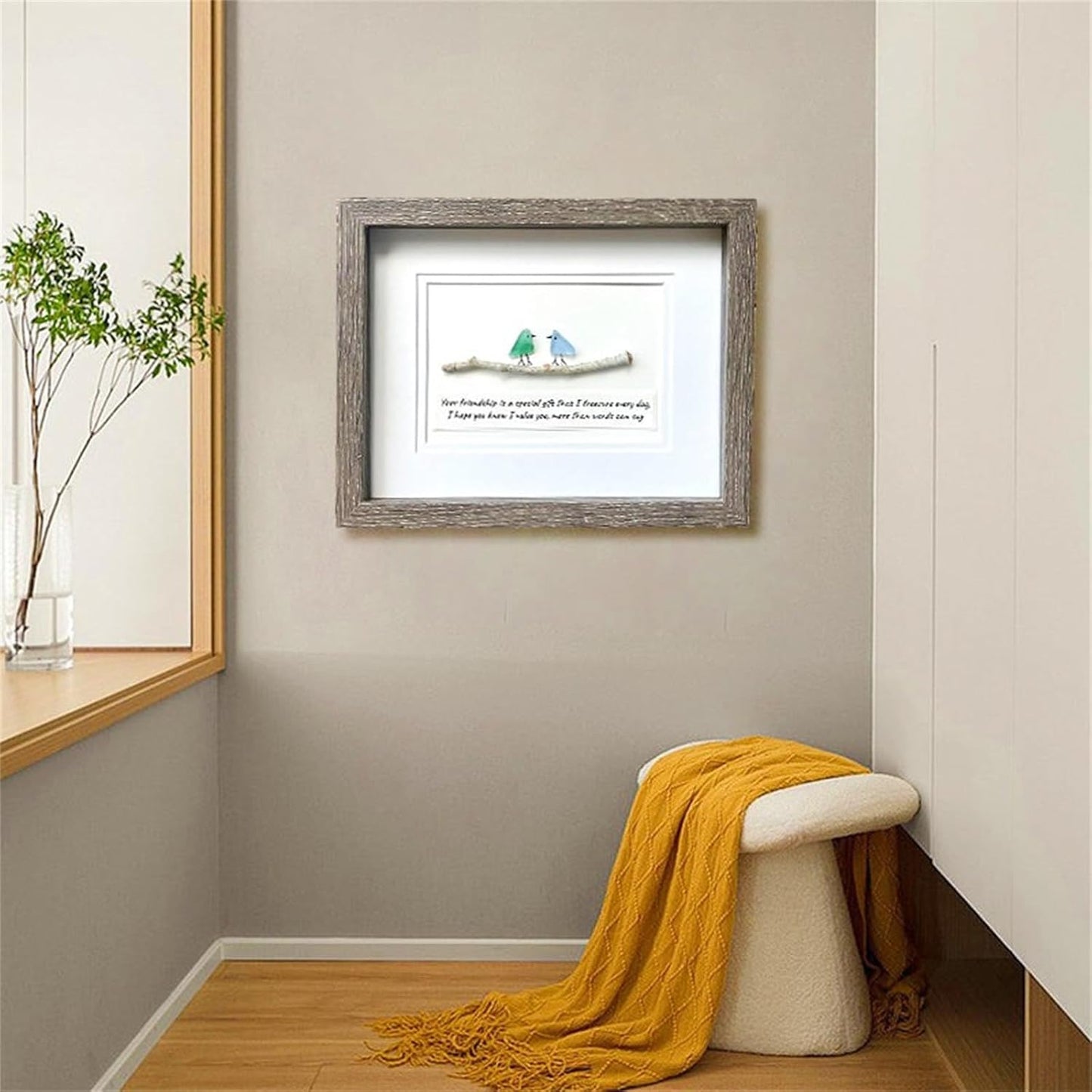 OceanSoul™ Zeeglas Vogel Fotolijst | 50% korting