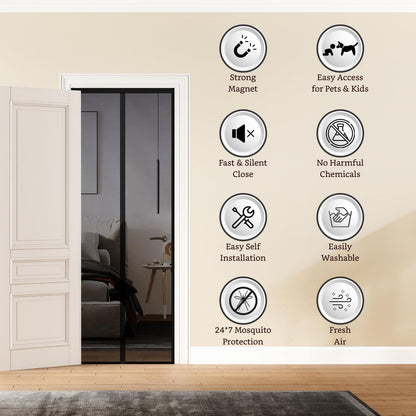 BugLux® Magnetisch Deurgordijn | 50% KORTING