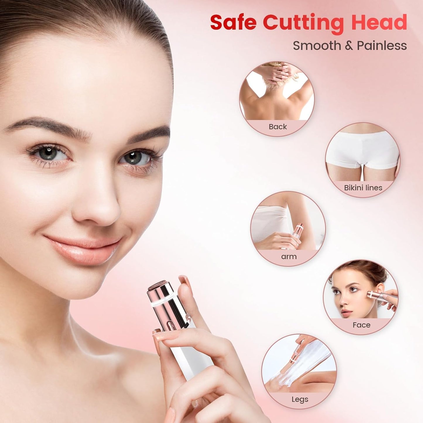 SilkGlow™ – Pijnloze Wenkbrauw Epilator | Compact, Elegant & Hypoallergeen | 1+1 GRATIS