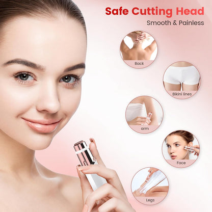 SilkGlow™ – Pijnloze Wenkbrauw Epilator | Compact, Elegant & Hypoallergeen | 1+1 GRATIS