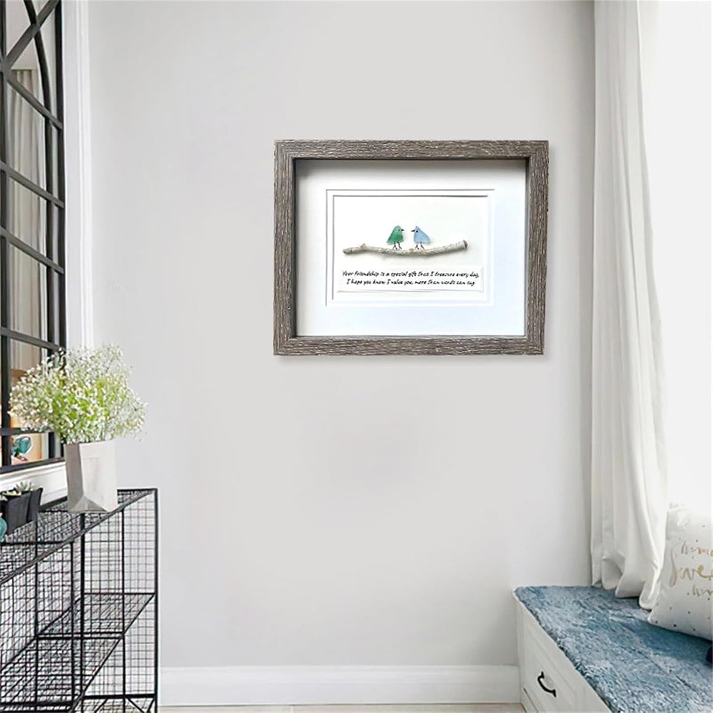 OceanSoul™ Zeeglas Vogel Fotolijst | 50% korting