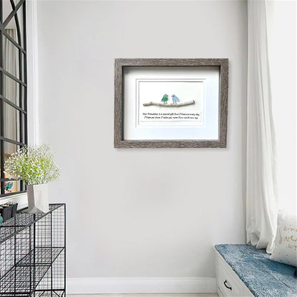 OceanSoul™ Zeeglas Vogel Fotolijst | 50% korting