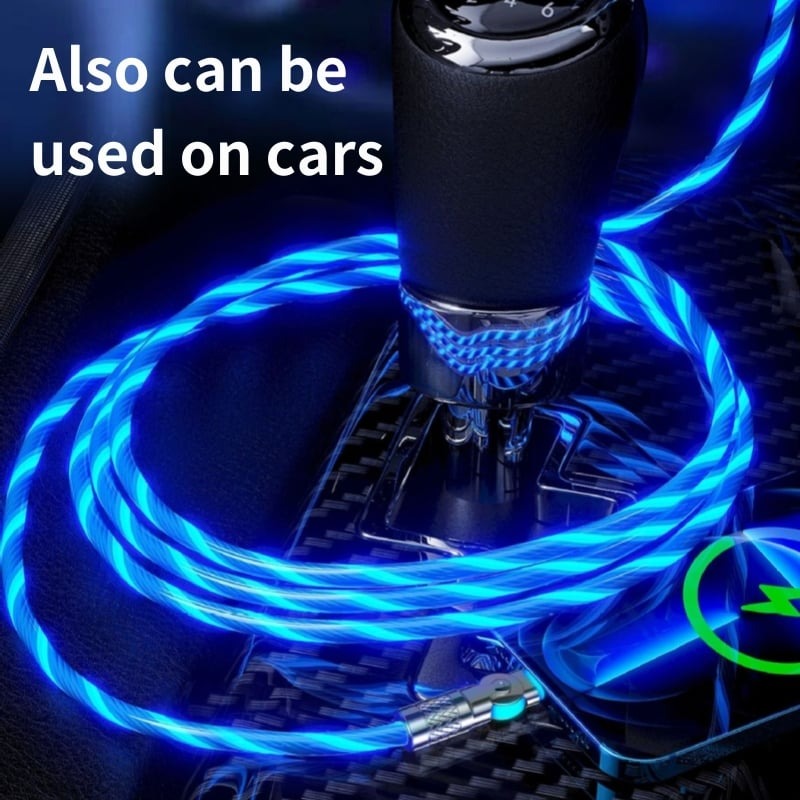 GlowCharge™ – Draaibare Kabel met Magnetische Oplaadconnector | 1+2 GRATIS