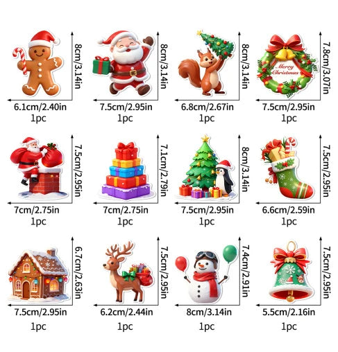 MerryGlow-kerststickers – Verspreid kerstmagie