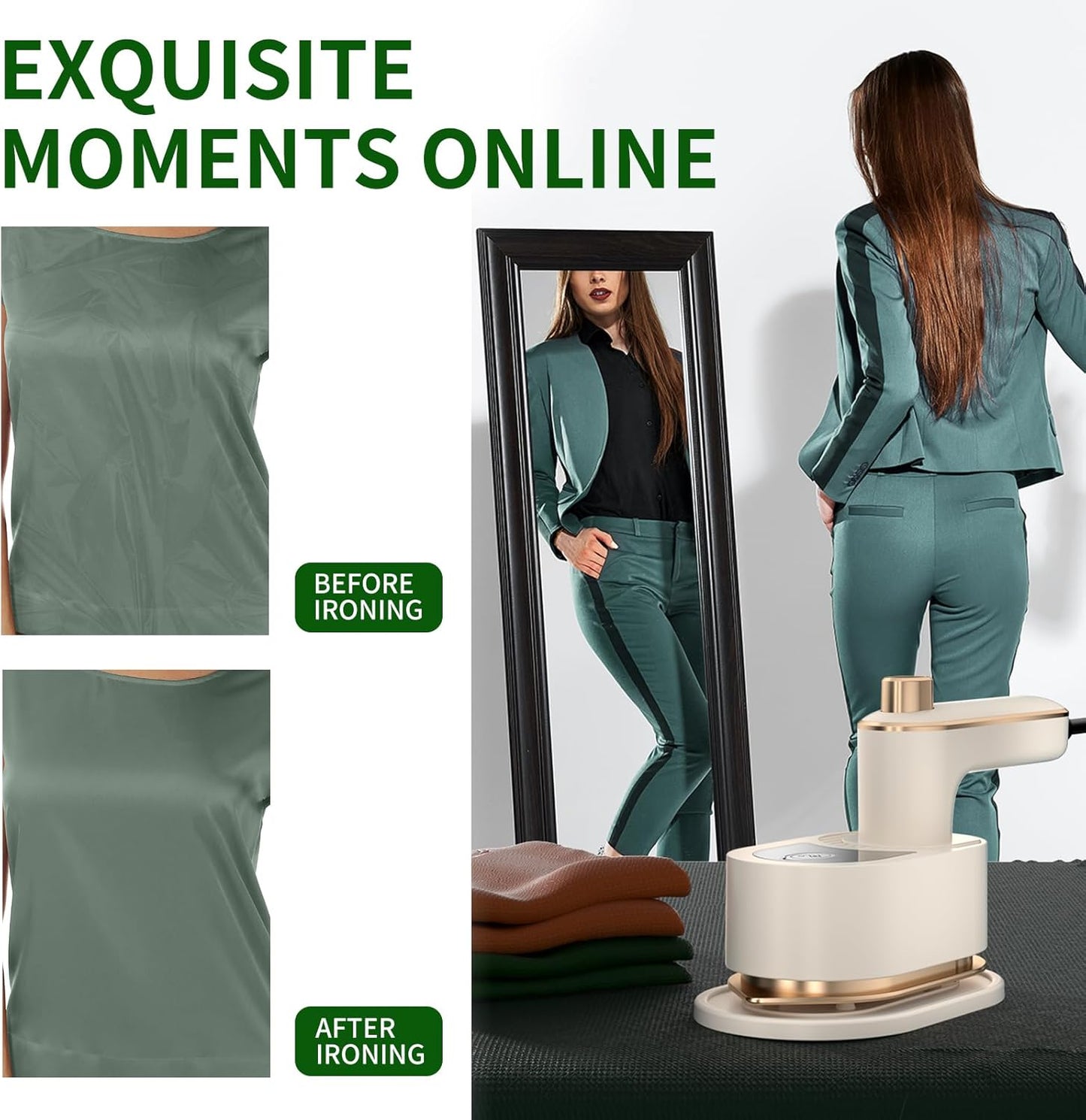 SteamEase™ Kreukvrije Kleding in Seconden | 50% KORTING