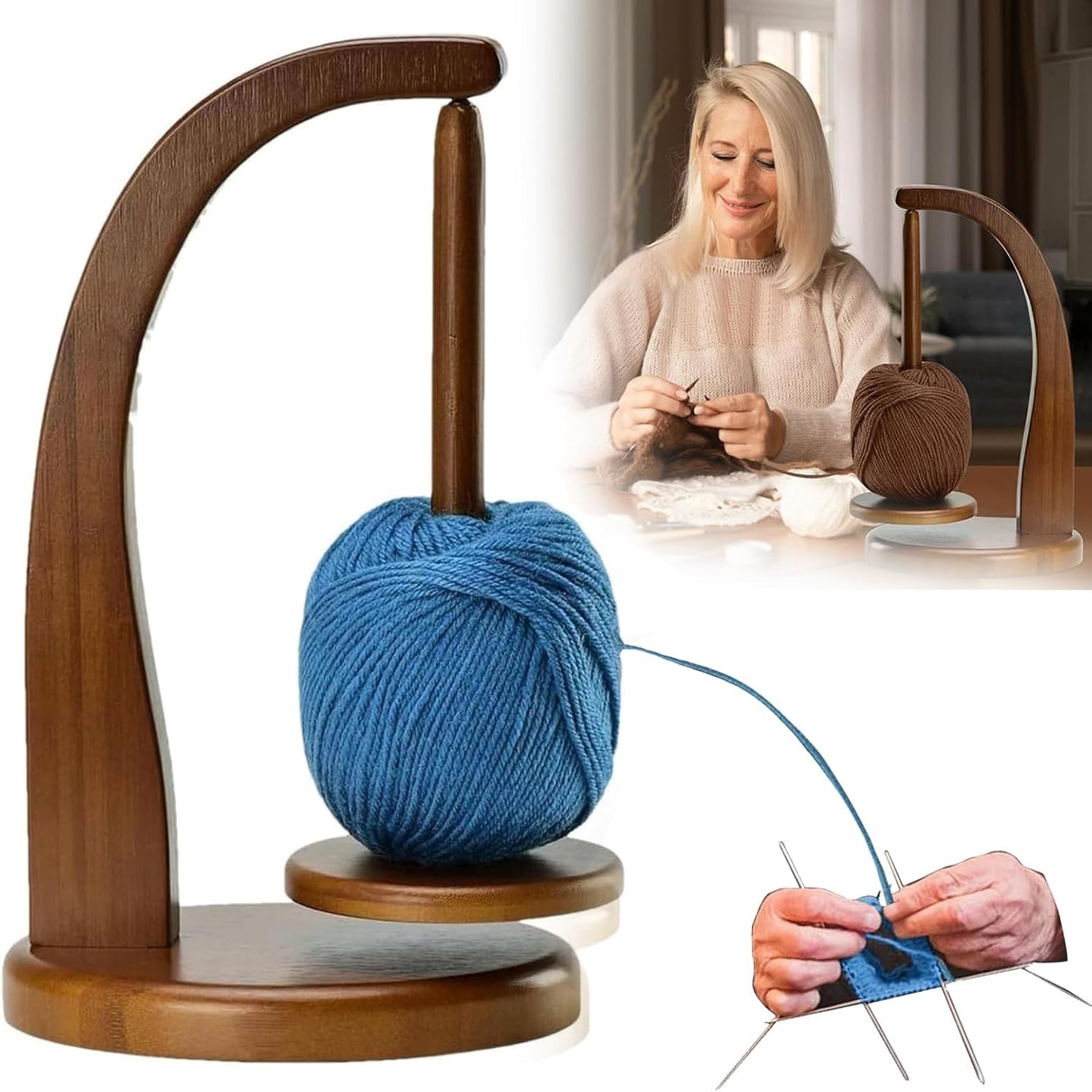YarnMaster - Wolroller magnetische wolhouder | 50% KORTING