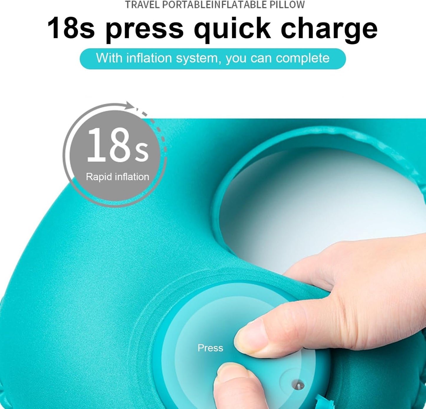 ReisComfort™ – Waterdicht opblaasbaar stretchkussen