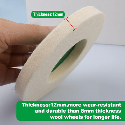 Viltpolijstschijf (set van 3)