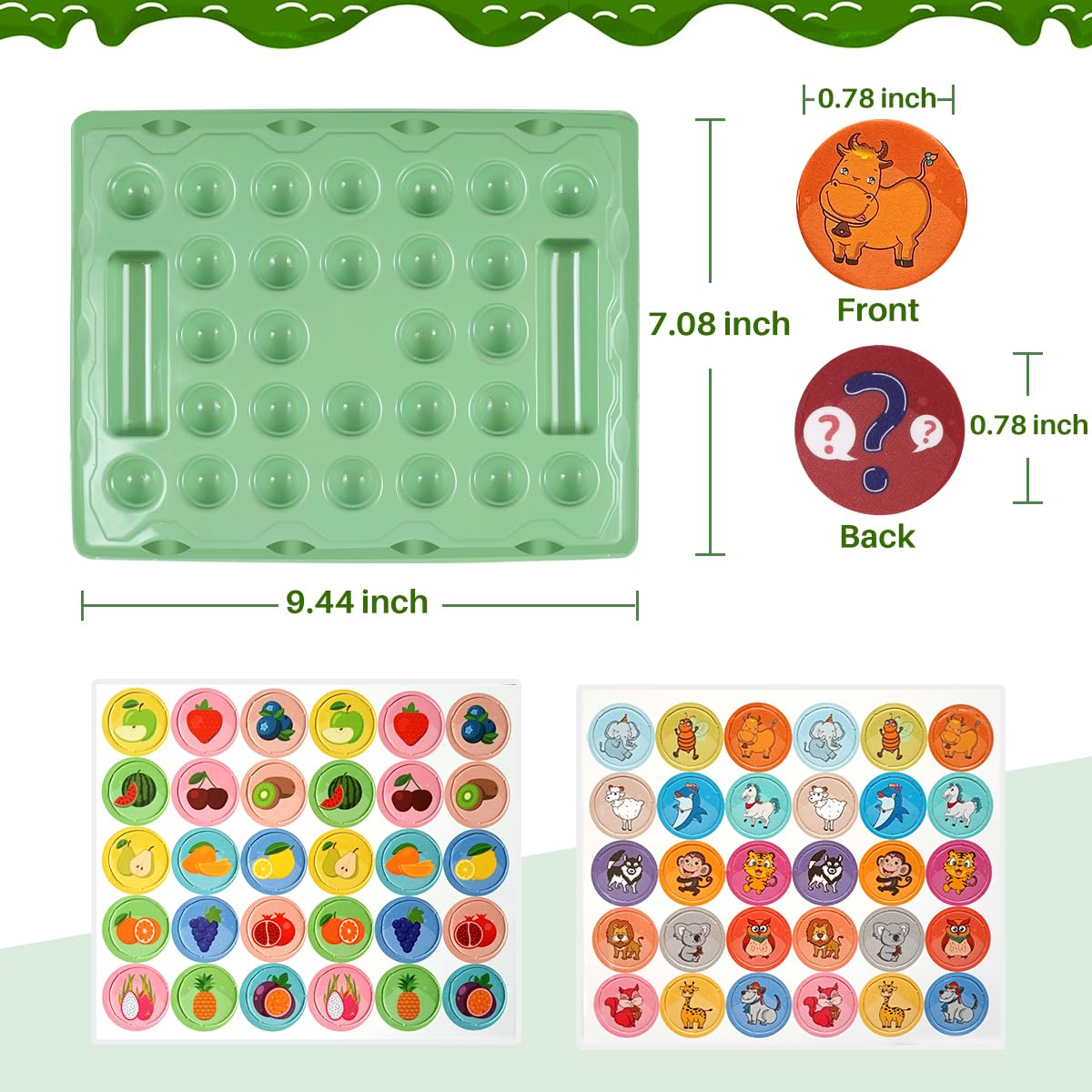 AnimalCheckers™ – Leerzaam Dierenspel Plezier  | 1+1 GRATIS