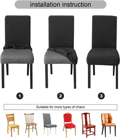 Genina™ – Elastische stoelhoezen | 1+1 GRATIS