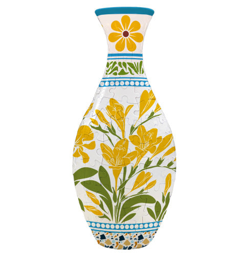 PuzzleBloom – 3D Puzzelvaas met Waterbeker | 50% KORTING