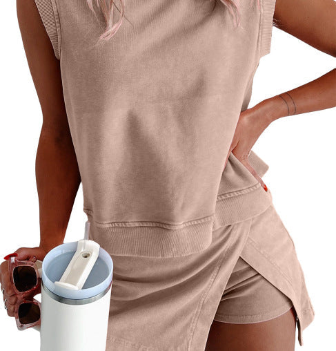 Fenna – Dames Tweedelig Tanktop en Skort Set voor Actief Comfort