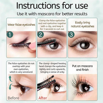 LashTherm™ – 3D Verwarmde Wimperkruller | 1+1 GRATIS