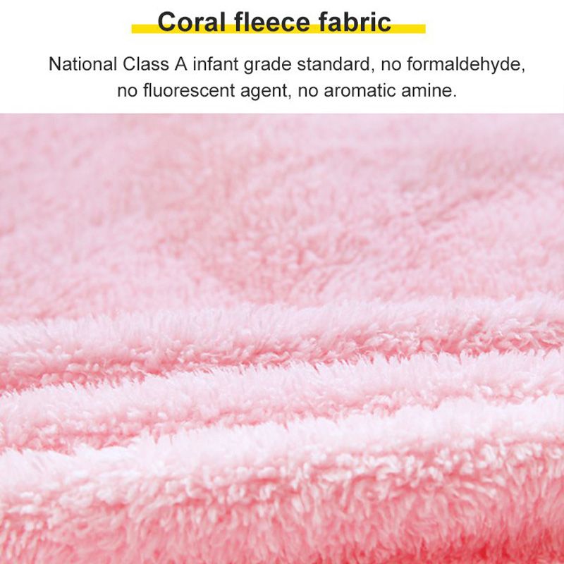 Lana — Sneldrogende Coral Fleece Badjas | 50% KORTING
