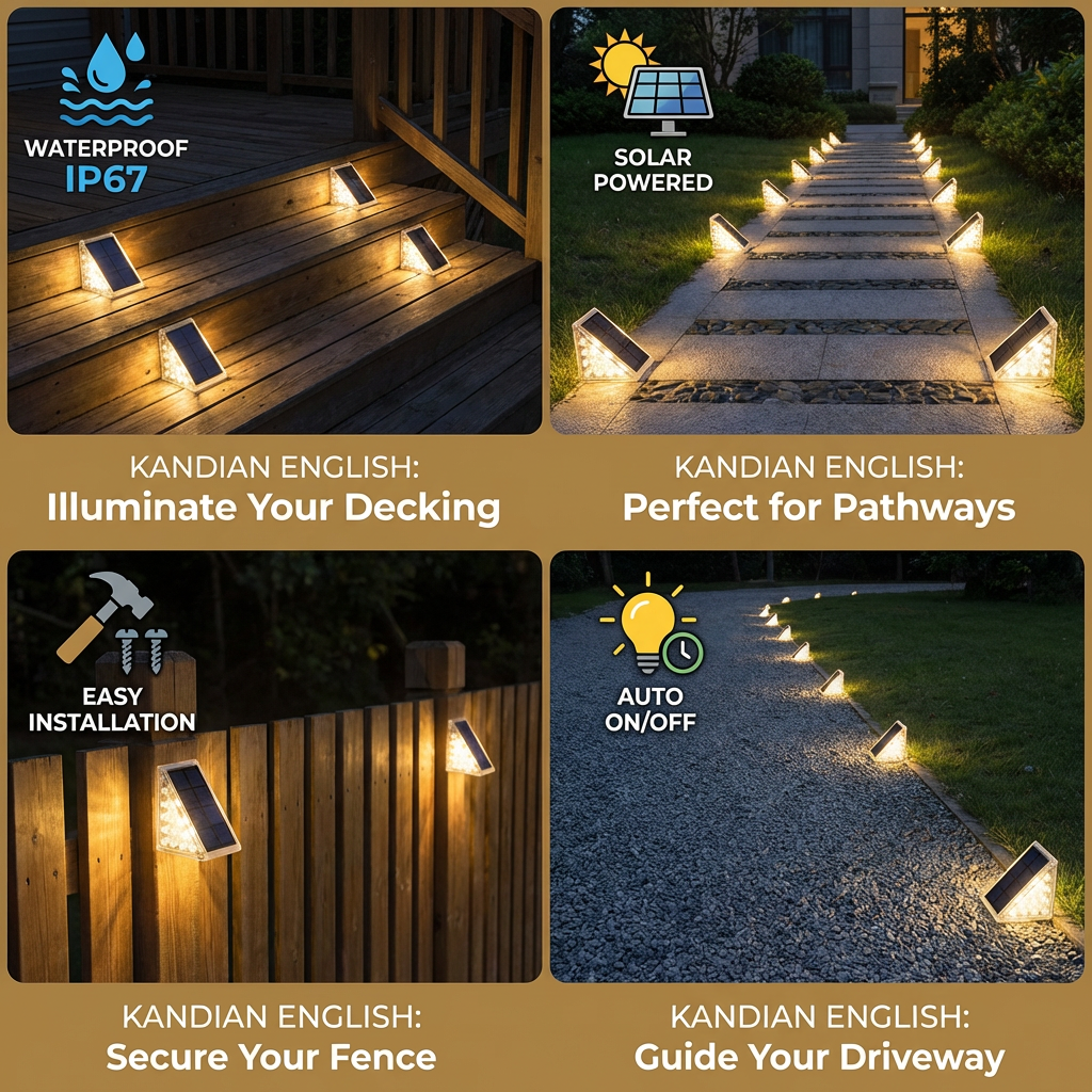 GlowPath Zonneverlichting — Veilige, Stijlvolle Stappen