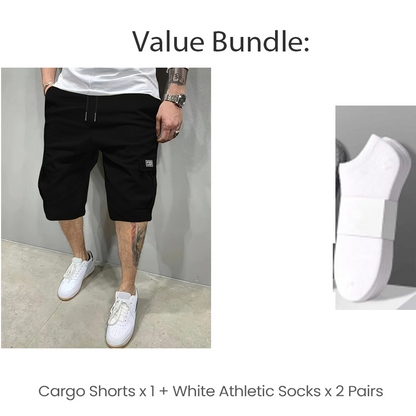 David — Lichtgewicht Cargo Shorts | 1+1 GRATIS