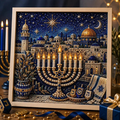 GlowCraft Menorah Knutselpakket — Ontsteek Vreugde, Straal Rust uit
