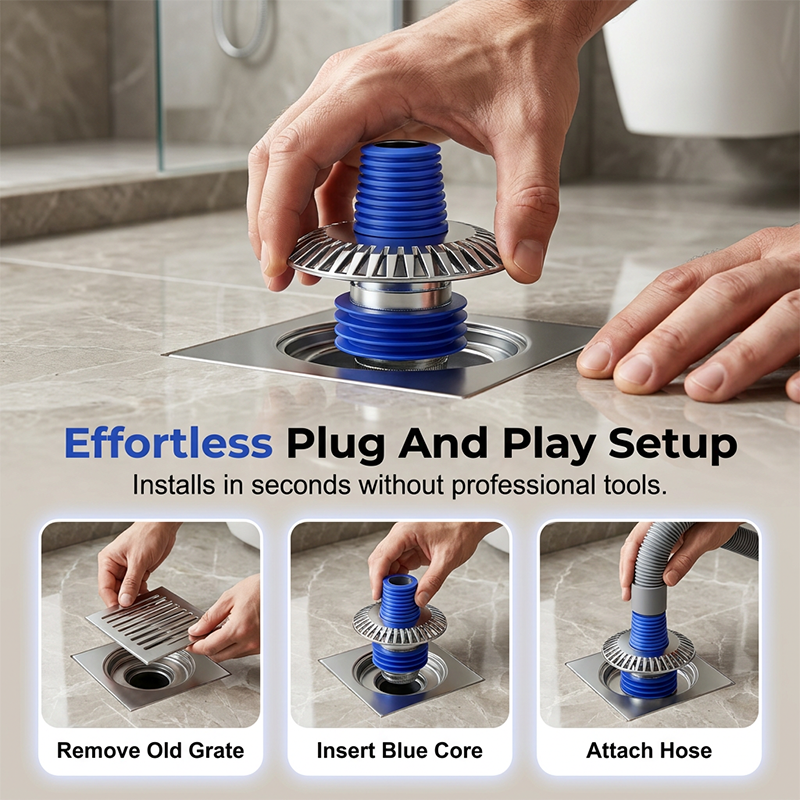 StallGuard — 3-in-1 Vloerafvoer | 1+1 GRATIS