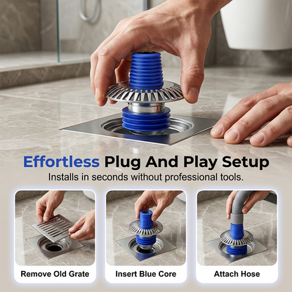 StallGuard — 3-in-1 Vloerafvoer | 1+1 GRATIS