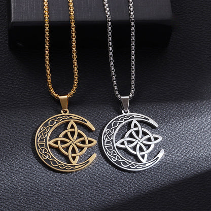 LunaForge – Symbolische Maan Ketting | 1+1 GRATIS