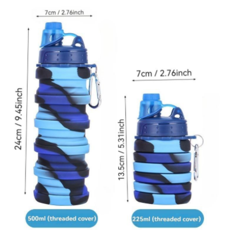 Opvouwbare waterfles – Pure hydratatie, waar dan ook