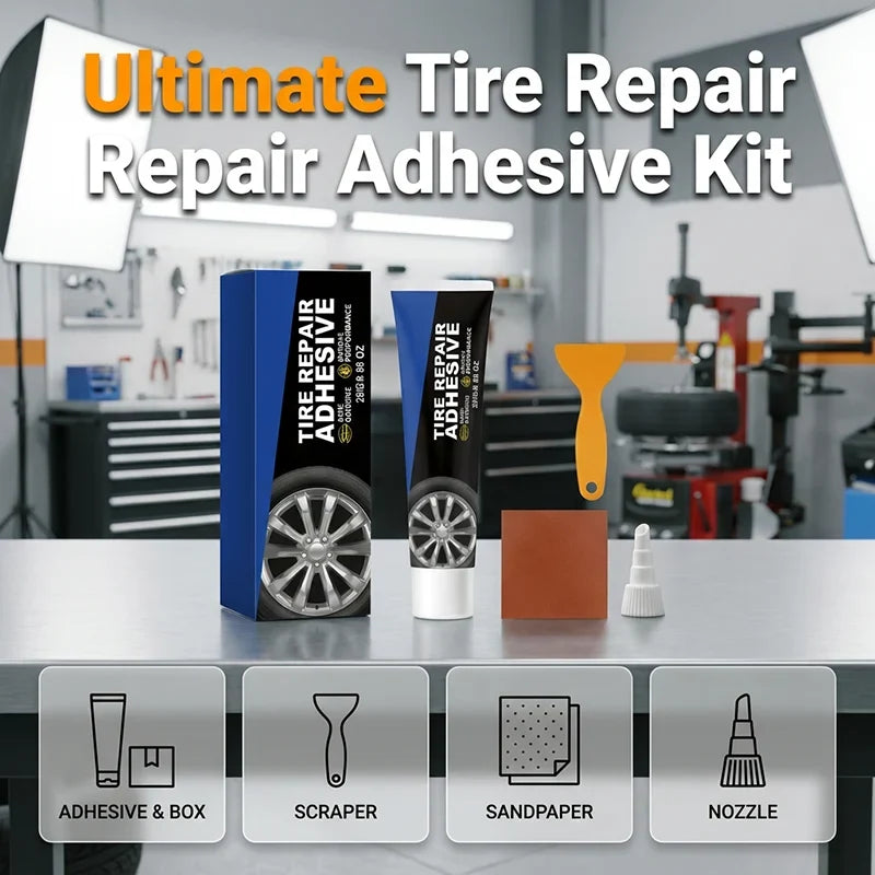 RoadGuard Pro Bandenreparatieset — Directe Hulp bij Pech