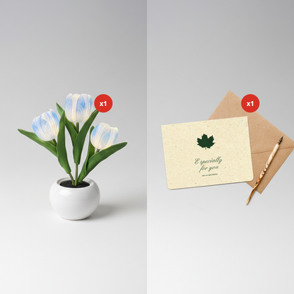 BloomGlow – Lichtgevende Tulpenlamp | 50% KORTING