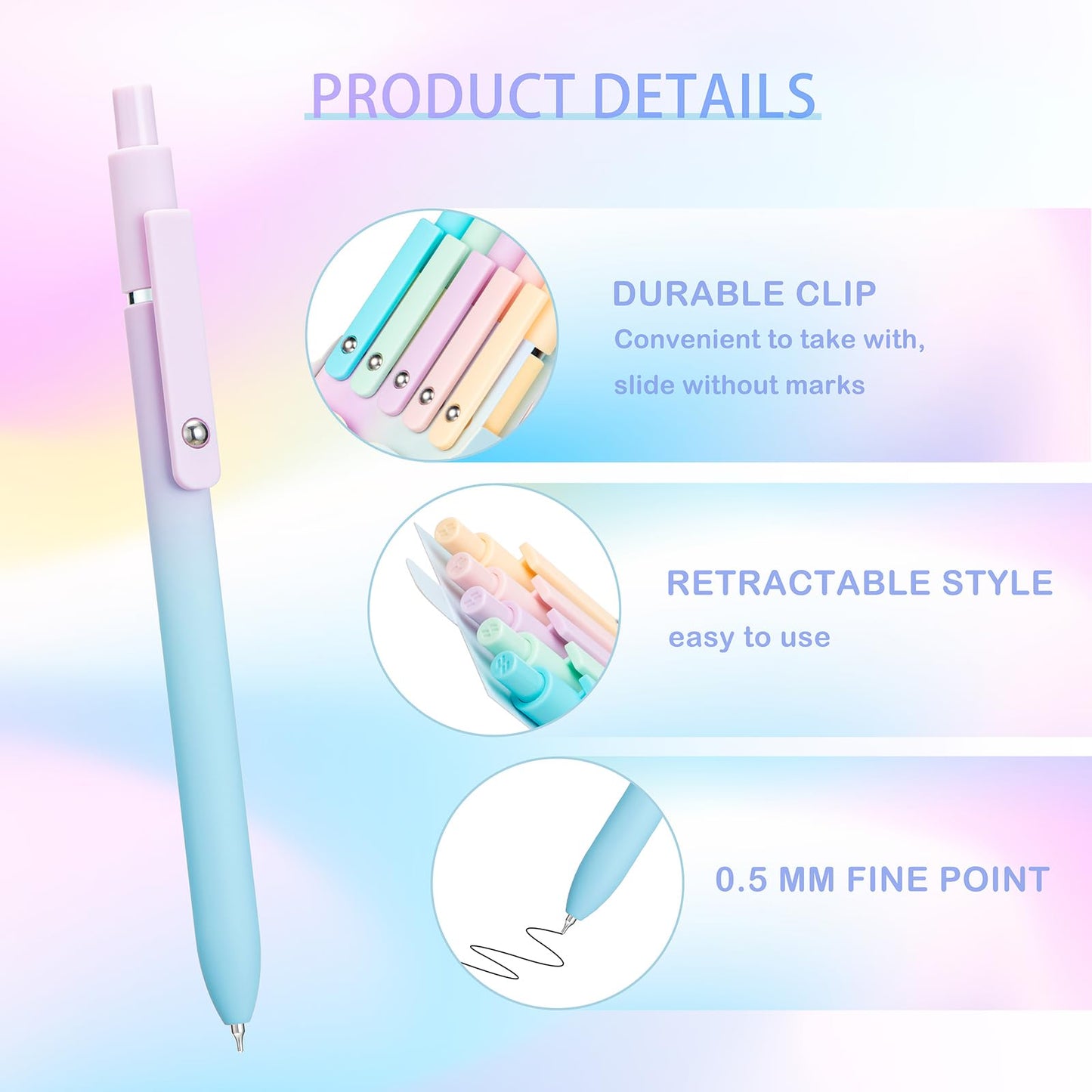 PenLux® 5-delige gradiënt gelpenset | 50% KORTING