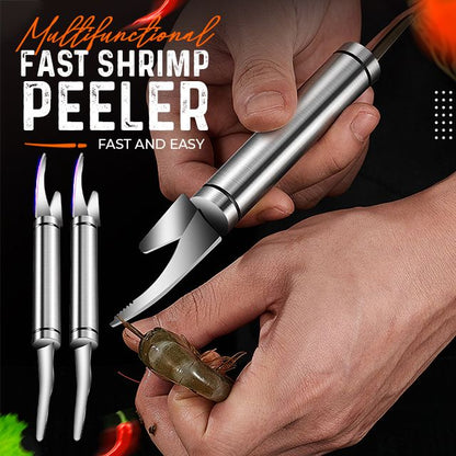 ShrimpPro — Roestvrij Garnalen Pel & Ontdarmmes Set van 5 stuks | 50% KORTING