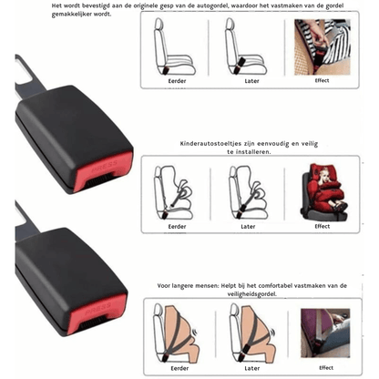 ComfortCruze – Veiligheidsgordelverlenger | 1+1 GRATIS