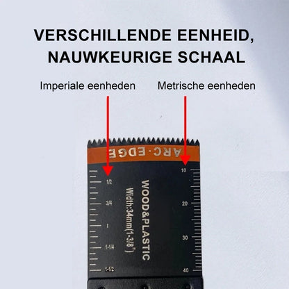 Oscillerende gereedschapsbladen met gebogen rand (20 stuks)