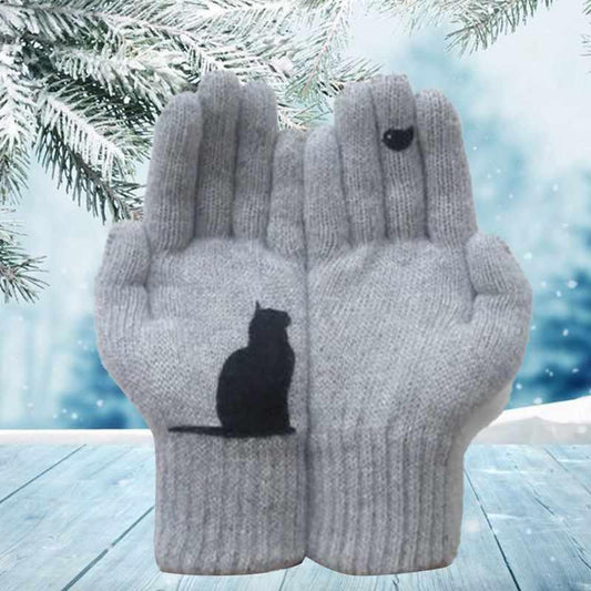 Cat style cotton gloves