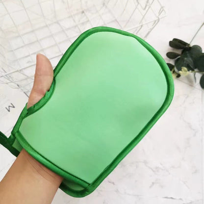 Superzachte exfoliërende badhandschoen