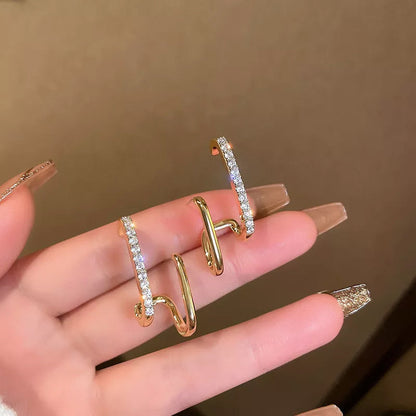 Nieuw design oorbellen kristallen sieraden voor meisjes