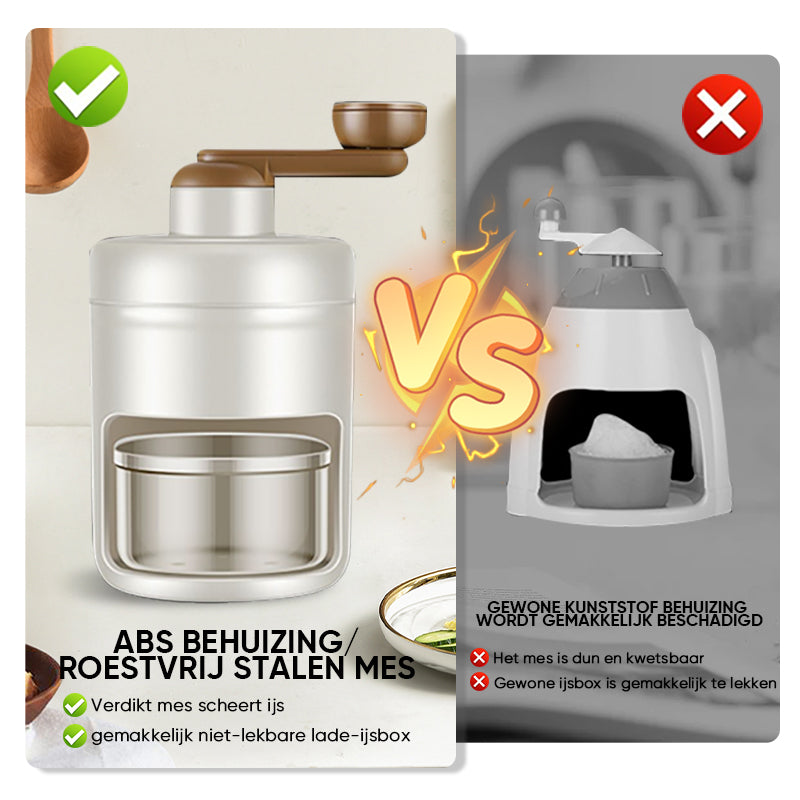 FrostyFun™ draagbare ijsschaaf voor thuis