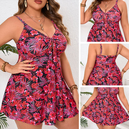 Mila – Vleiende Mini Badpak en Verstelbare Bikini Set