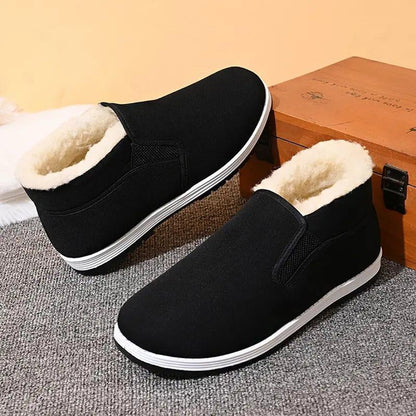 Kyle – Heren Katoenen Winterschoenen met Antislip Grip