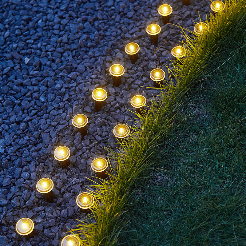Zonne-energielampjes met blauwe LED-slingerverlichting – moeiteloze avonden, magische gloed
